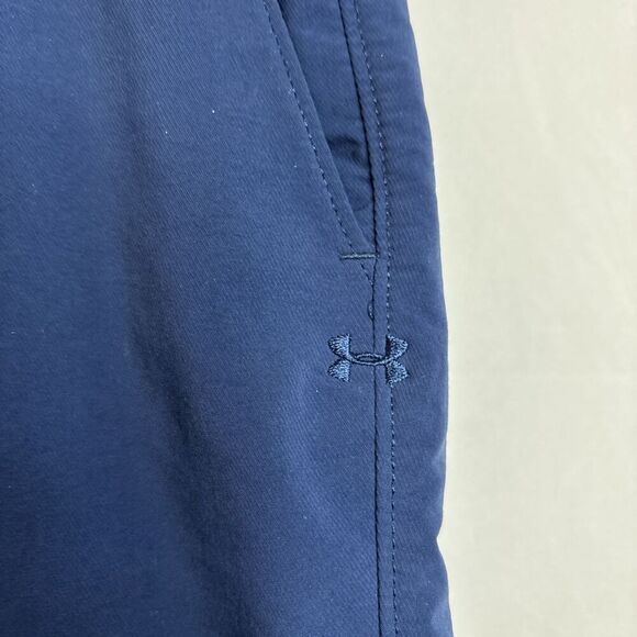 Under Armour Men's Match Play Performance Stretch Golf Shorts Size 36 Navy Blue - Picture 6 of 14